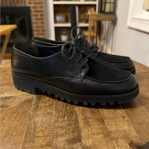 Paul Green Leather Lace Up Loafers 7 - Picture 7 of 12